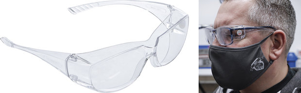 Schutzbrille transparent