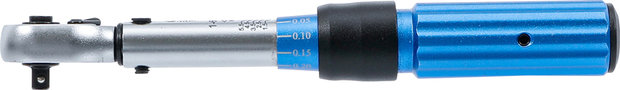 Drehmomentschlussel Abtrieb Außenvierkant 6,3 mm (1/4) 1 - 6 Nm