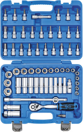 Steckschlussel-Satz Antrieb 10 mm (3/8) Zollgroßen 61-tlg