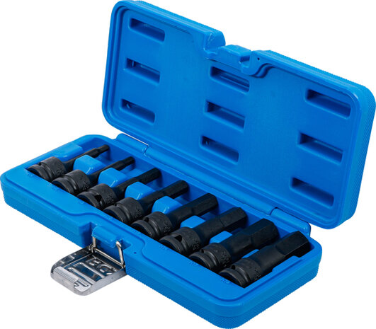 8-teiliges Impact Bit Socket Set, int. verhexen. 5-19 mm, 1/2