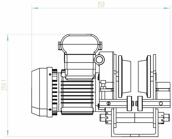 Elektrozug 200/400kg