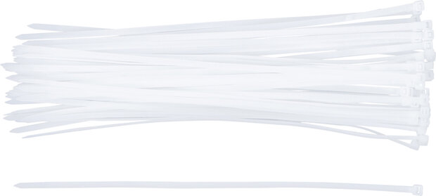 Kabelbinder-Sortiment weiß 4,8 x 300 mm 50-tlg