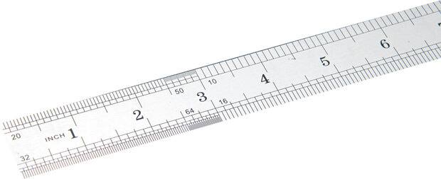 Stahl-Maystab biegsam rostfrei 1 m