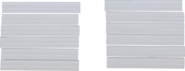 Heißklebe-Patronen transparent Ø 7,5 mm, 50 mm 12-tlg