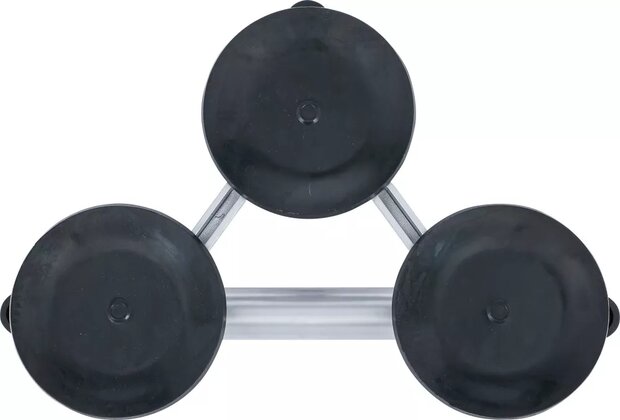 Dreifach-Gummisauger Aluminium Ø 115 mm