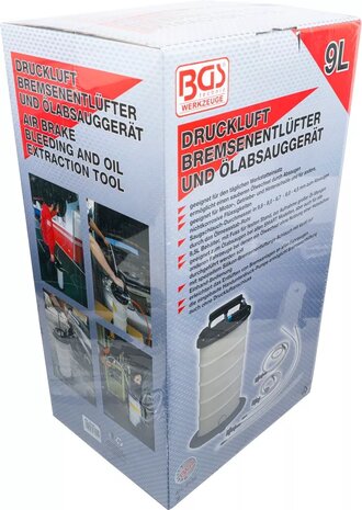 Druckluft-Bremsenentlüfter und Ölabsauggerät
