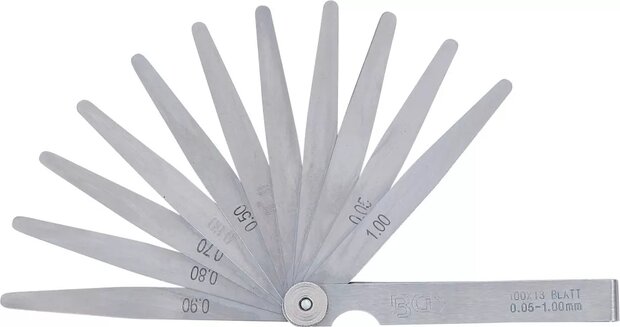 Präzisions-Fühlerlehren, 13 Blatt