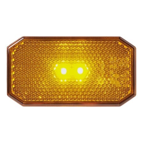 Seitenmarkierungsleuchte 12 24V orange 80 x 44 mm LED