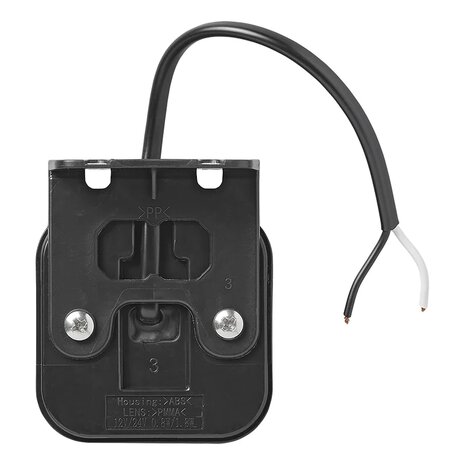 Seitenmarkierungsleuchte 12 24V orange 65 x 65 mm LED mit Halter