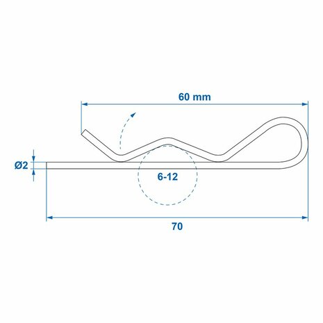 Sicherungsring einzeln 2mm 6-12mm