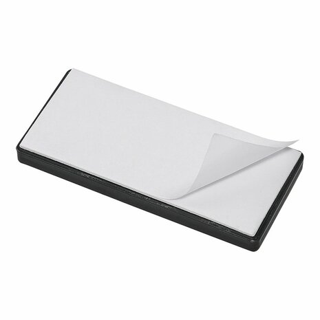 Reflektor orange 85x39mm selbstklebend mit Grundplatte