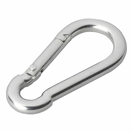 Karabinerhaken Metall 6x60mm x10 Stuck