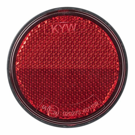 Reflektor rot 60mm mit Bolzen 5mm