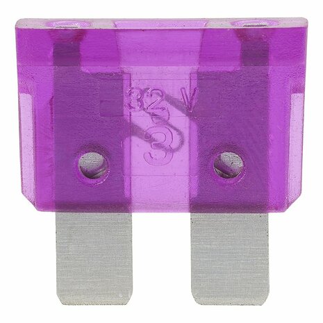 Standard 3A violette Flachsicherungen  6 Stuck