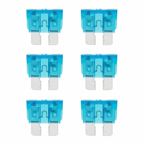 Standard 15A blaue Flachsicherungen  6 Stuck