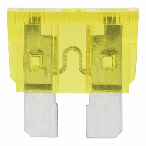 Standard 20A gelbe Flachsicherungen  6 Stuck