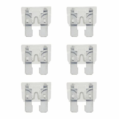Standard 25A Neutralleiter-Flachstecksicherungen  6 Stuck