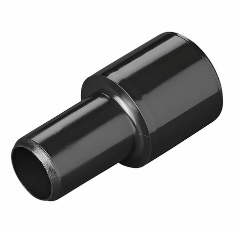 Abflussrohr ubergangsstuck  dia 28 mm auf  dia 19 mm PE schwarz
