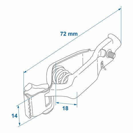 Batteriepolklemme 25A - Set a 2 Stuck