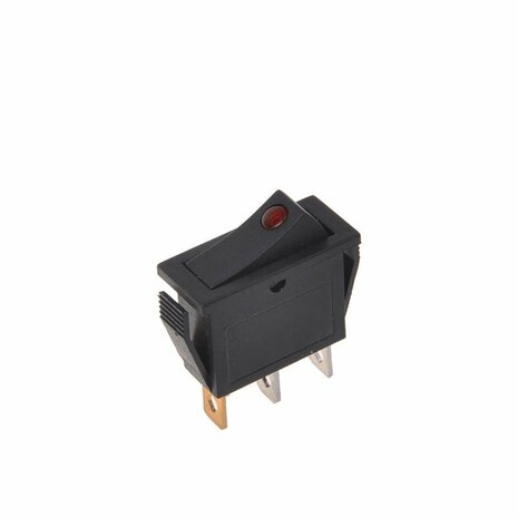 Wippschalter LED rot 12V 24V-max. 10A
