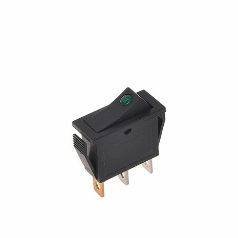 Wippschalter LED grun 12V 24V-max. 10A