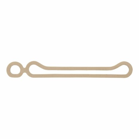 Faltbares Anhangerfenstergummi mit Doppelose - Set mit 10 Stuck