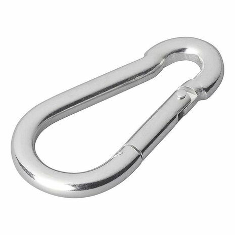 Karabinerhaken Metall 8x80mm 2 Stuck