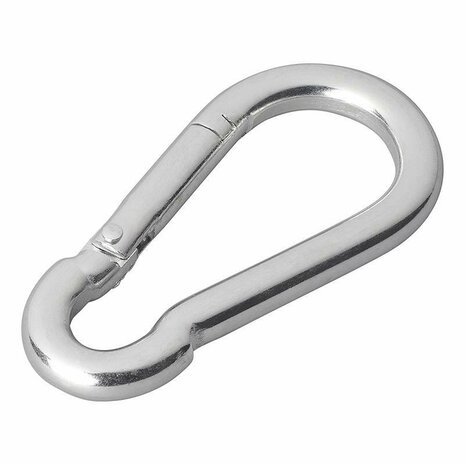 Karabinerhaken Metall 8x80mm 2 Stuck