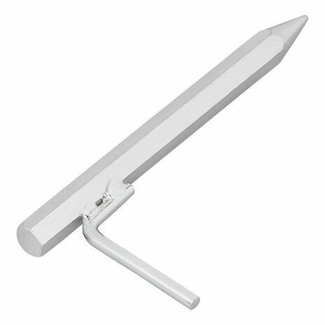 Erdnagel 20 cm Stahl verzinkt mit L-Haken