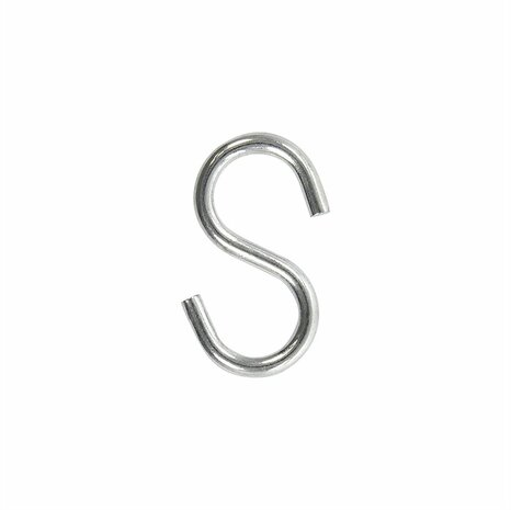 S-Haken  dia 4mm 4 4x2 1cm 6 Stuck