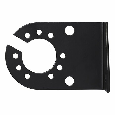 Metall-Steckdosenhalter abgewinkelt 8 x 5 cm