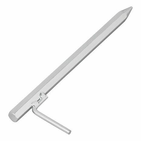 Erdnagel 30 cm Stahl verzinkt mit L-Haken