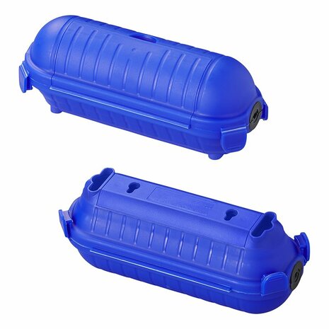 Schutzbox fur Schuko-Steckverbindungen blau