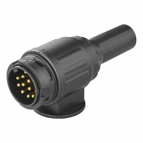 Stecker 13-polig PVC Typ Jaeger mit 2-Loch Tulle