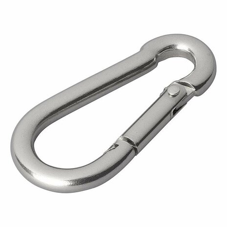 Edelstahl Karabinerhaken 6x60mm 2 Stuck