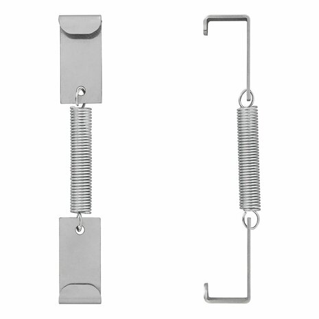 Kennzeichenhalter mit Feder - Set a 4 Stuck