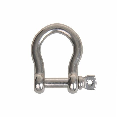 Kurzer Harfenverschluss 8mm  A4 Edelstahl AISI 316  3.500 daN