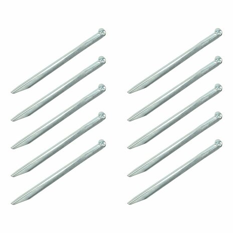 Zelthering 30cm Metall halbrund 10 Stuck im Polybeutel
