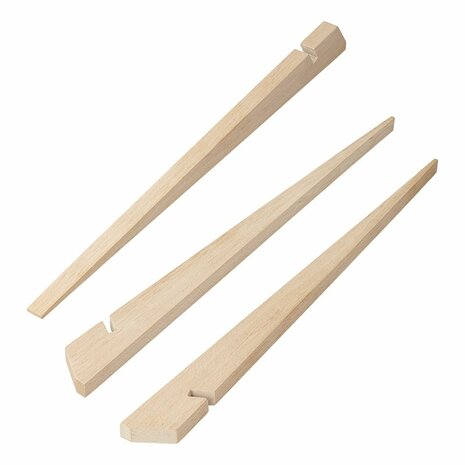 Zelthering 40cm Holz 4 Stuck im Polybeutel