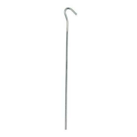 Zelthering 25cm Metall mit offener ose 10 Stuck im Polybeutel