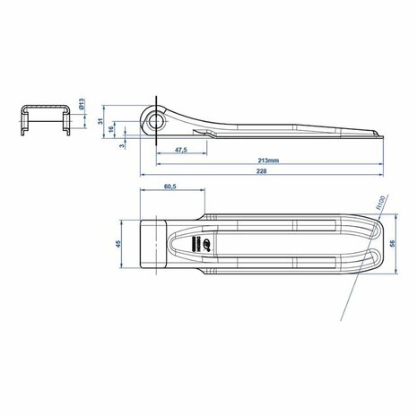 Klappenscharnier SPP ZW-01.220A