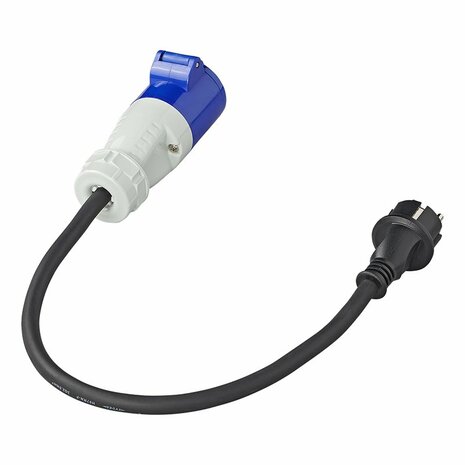 Verlangerungskabel 40cm 3x2 5mm² von Schukostecker auf CEE