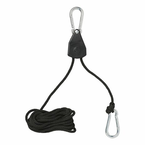 Flaschenzug mit Ratsche und Seil - 2er Set 68kg