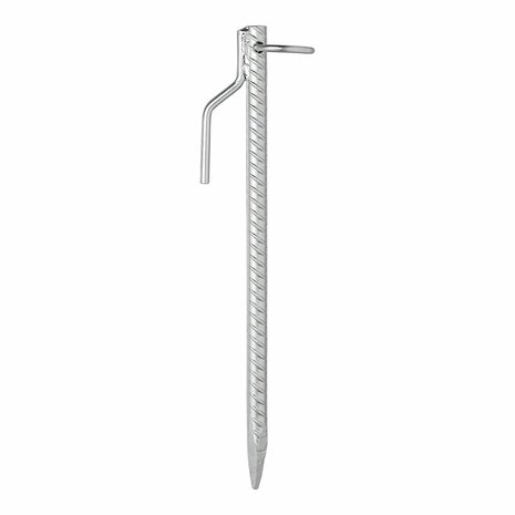 Erdnagel 41cm mit Haken und Ring