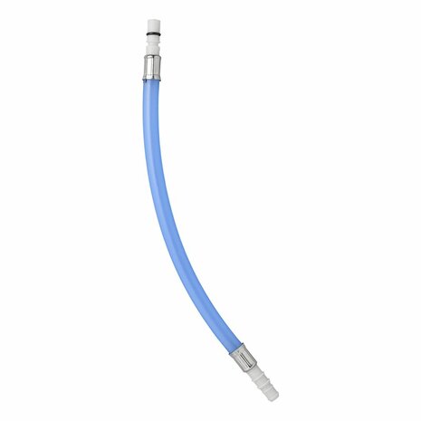 Flexibler Schlauchanschluss 25 cm blau