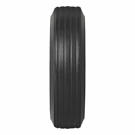 Bugradfelge Metall mit Gummireifen 200x60mm