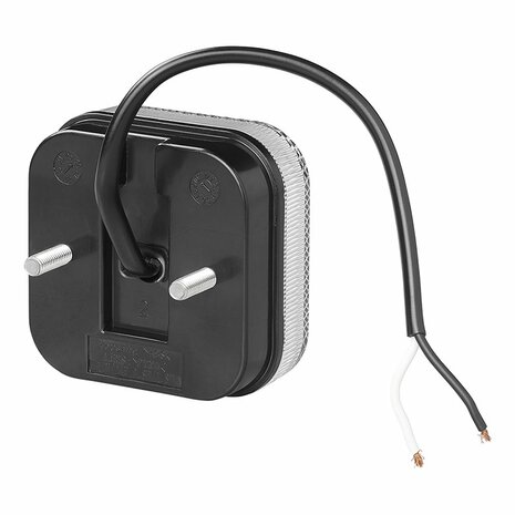 Begrenzungsleuchte 12 24V weiß 65 x 65 mm LED