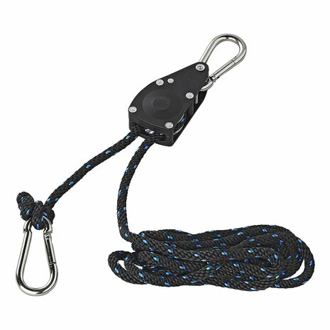 Flaschenzug mit Ratsche und Seil - 2er Set 136kg