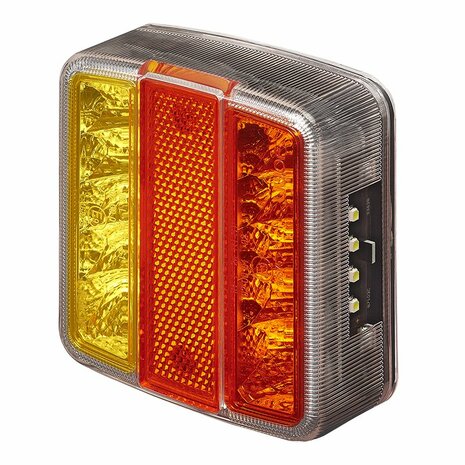 Rucklicht 4 Funktionen 98x105mm 14LED PM