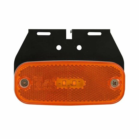 Seitenmarkierungsleuchte 10-30V orange 110x45mm LED mit Halter